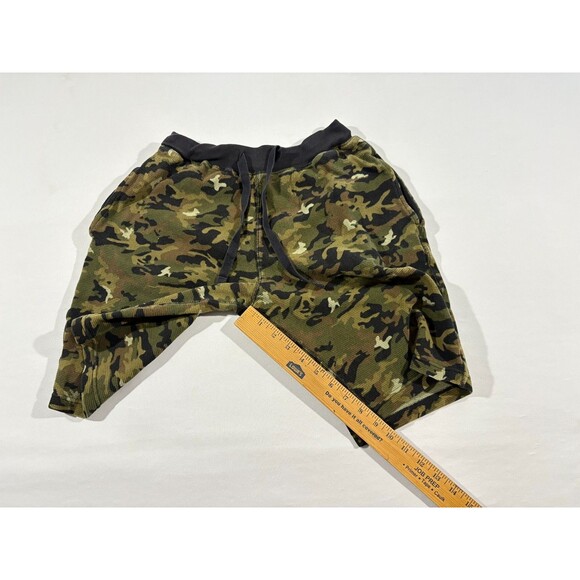 Polo Ralph Lauren Shorts Camouflage Waffle Knit Green Camo Cotton Mens Sz S - Picture 5 of 8